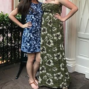 Floral Strapless Maxi || Anthropologie